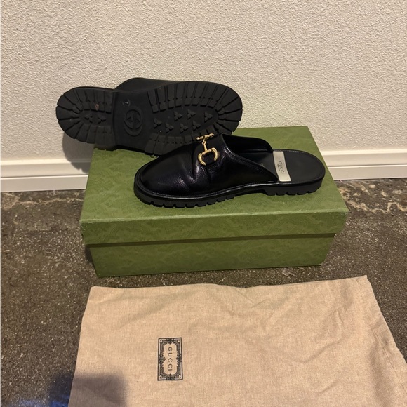 Gucci leather horsebit mule slipper main image 8